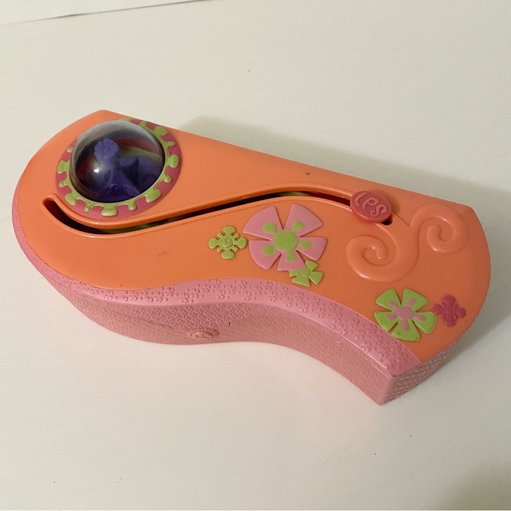 VTG 2007 Littlest Pet Shop Teeniest Tiniest Pencil Case Playset LPS Hasbro